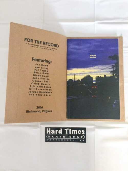 For the Record DVD/Zine