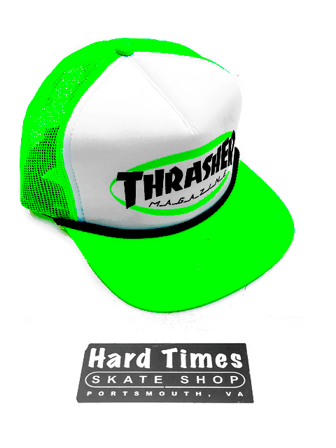Thrasher Eclipse Mag Logo Trucker Rope Hat