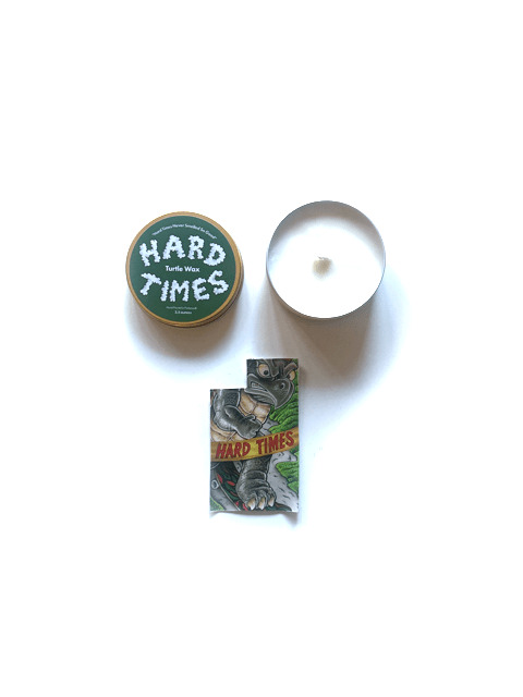 Hard Times "Turtle Wax" Travel Candle