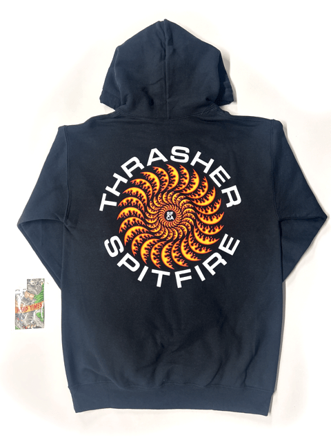 Thrasher x Spitfire Classic Swirl Hoodie