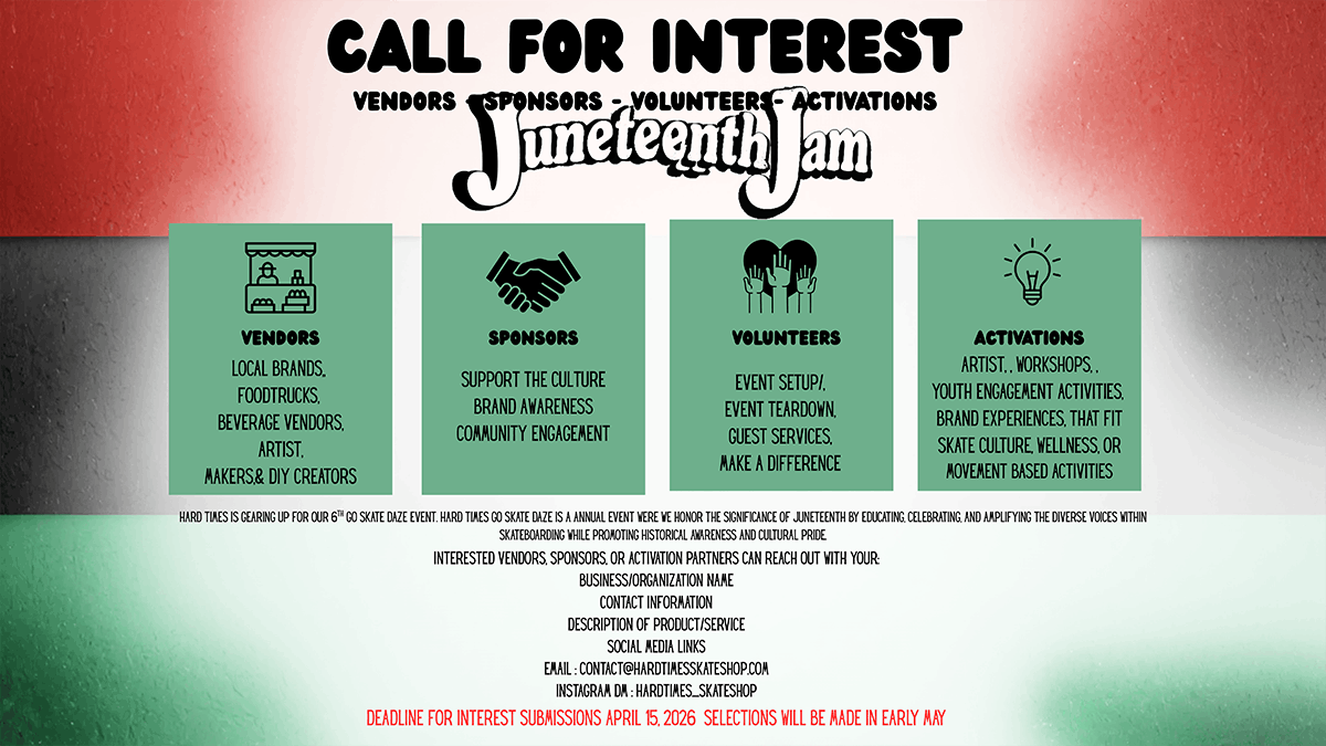 Call for Interest Flyer Juneteenth Jam